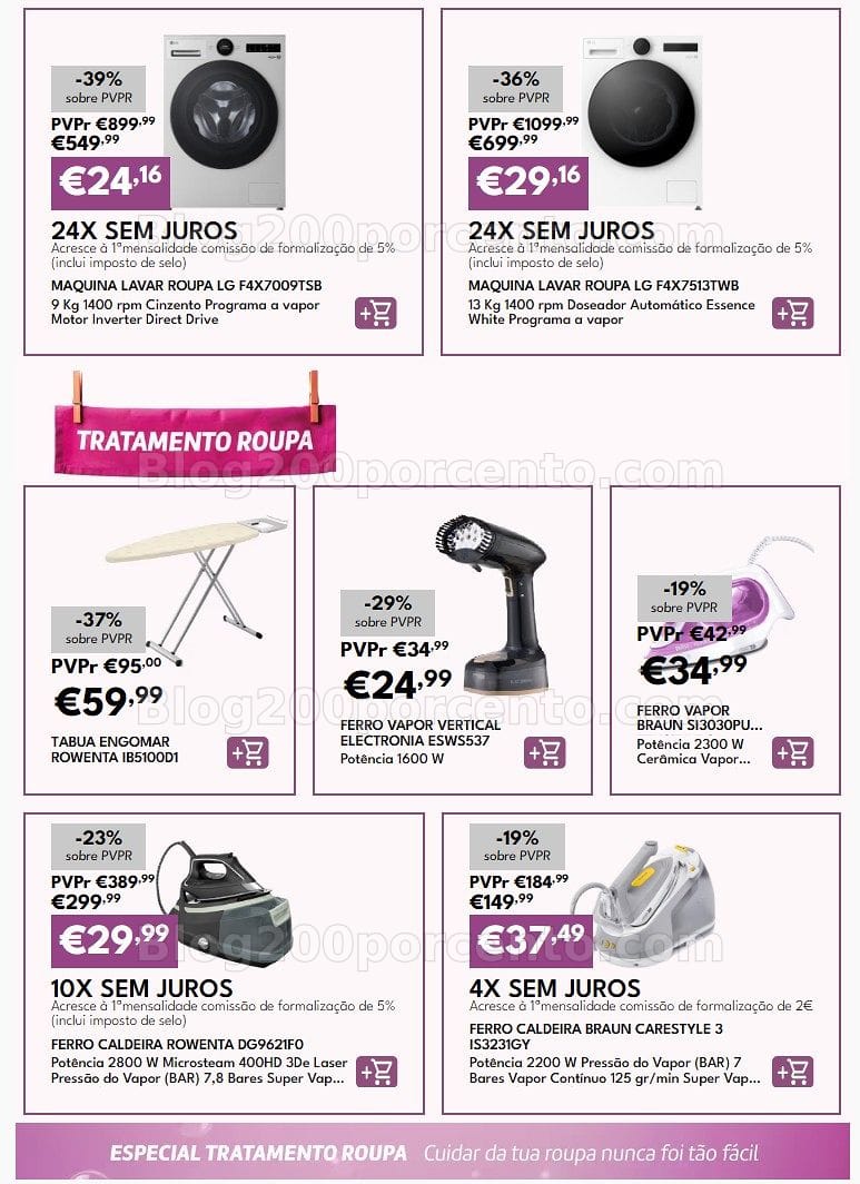 Antevisão Folheto RADIO POPULAR Especial Tratamento de Roupa Promoções até 21 outubro
